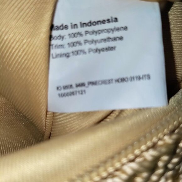 The Sak Chic Crochet Woven Leather Trim Sequoia Hobo Shoulder Bag, Tan/Brown - Picture 10 of 13